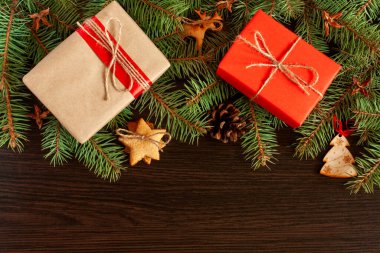 Noel karanlık çerçevesi