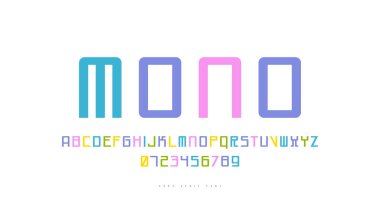 Siber tarzda monospaced sans serif yazı tipi