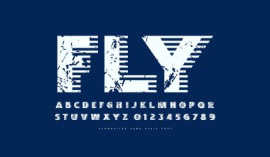 Dekoratif sans serif yazı tipi