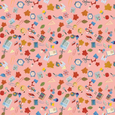 vektör seamless modeli eğitim kurumları, öğelerini, küre, gıda, aletleri, kalemler, lanaki, Derneği bir okul konulu öğrenme ile arka planda bağlı olan izole