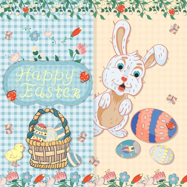 Illustration im Childrens Style _ 1 _ zum Thema Ostern, dem la — Stockvektor