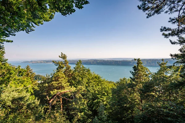 Traumhafte Wanderung Bei Sipplingen Bodensee Mit Herrlichen Ausblicken Und Geheimnisvollen — Stockfoto