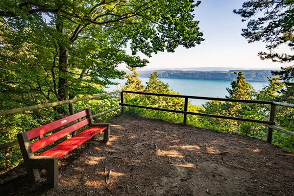 Traumhafte Wanderung Bei Sipplingen Bodensee Mit Herrlichen Ausblicken Und Geheimnisvollen — Stockfoto