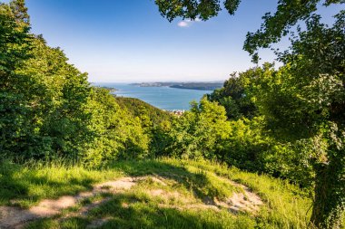 Constance Gölü 'ndeki Sipplingen yakınlarında harika manzaralı ve gizemli vadilerle muhteşem bir yürüyüş.
