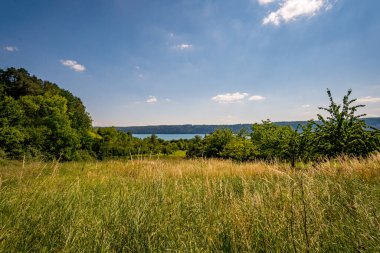 Constance Gölü 'ndeki Sipplingen yakınlarında harika manzaralı ve gizemli vadilerle muhteşem bir yürüyüş.