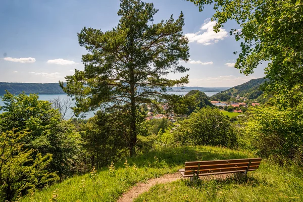 Fantastisk Vandring Nära Sipplingen Vid Bodensjön Med Underbar Utsikt Och — Stockfoto