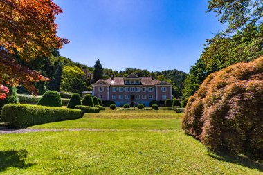 Muhteşem uzun mesafe yürüyüş parkurunda, Almanya, Constance Gölü 'ndeki Seegang