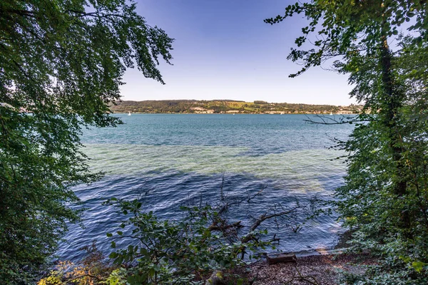 Auf Dem Wunderbaren Fernwanderweg Seegang Bodensee — Stockfoto