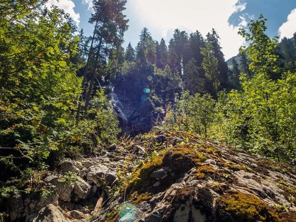 Wonderful Hike Vilsalpsee Waterfall — Stock Photo, Image