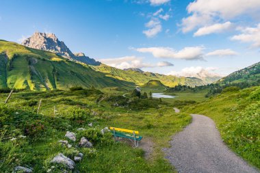 Vorarlberg 'deki güzel Lechquellen Dağları' nda muhteşem bir yürüyüş - Warth-Schrocken - Bregenzerwald