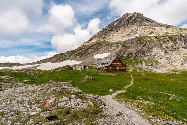 Fantastic Hike Lechquellen Mountains Vorarlberg Austria Lech Warth Bludenz — Stock Photo, Image