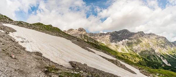 Lech Warth Bludenz Yakınlarındaki Vorarlberg Avusturya Daki Lechquellen Dağları Nda — Stok fotoğraf