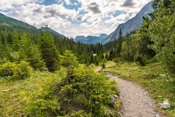 Fantástica Caminata Las Montañas Lechquellen Vorarlberg Austria Cerca Lech Warth — Foto de Stock