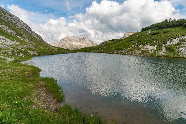 Fantastická Túra Lechquellenských Horách Vorarlbergu Lechu Warthu Bludenzu — Stock fotografie