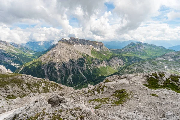 Traumhafte Wanderung Den Lechquellen Vorarlberg Österreich Bei Lech Warth Bludenz — Stockfoto