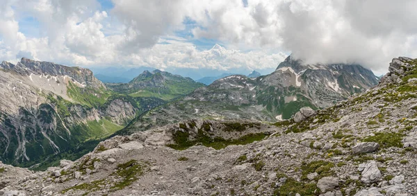 Traumhafte Wanderung Den Lechquellen Vorarlberg Österreich Bei Lech Warth Bludenz — Stockfoto