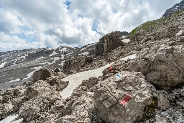 Lech Warth Bludenz Yakınlarındaki Vorarlberg Avusturya Daki Lechquellen Dağları Nda — Stok fotoğraf