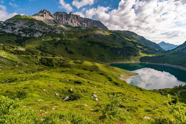 Lech Warth Bludenz Yakınlarındaki Vorarlberg Avusturya Daki Lechquellen Dağları Nda — Stok fotoğraf