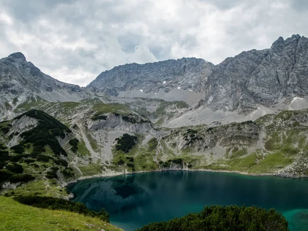 Fantastic Hike Seebensee Drachensee Mieminger Mountains Ehrwald Tyrol — Stock Photo, Image