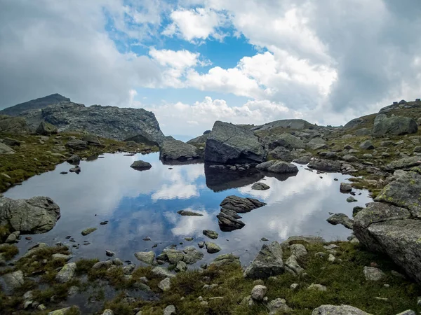 Wanderung Den Sponserseen Meraner Land Naturpark Texelgruppe Bei Partschins Südtirol — Stockfoto