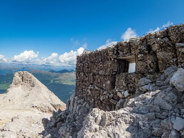 Klettersteige Rotwand Bei Sexten Den Dolomiten Südtirol Italien — Stockfoto