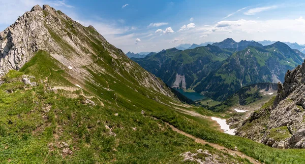 Bavyera Daki Allgau Alpleri Nde Hinterstein Yakınlarındaki Schrecksee Dağı Muhteşem — Stok fotoğraf