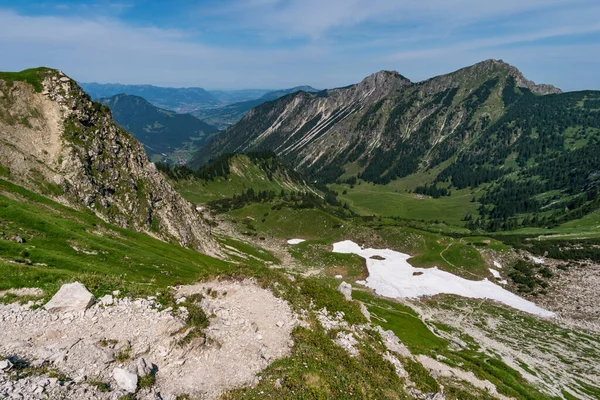 Traumhafte Wanderung Zum Schrecksee Bei Hinterstein Den Allgäuer Alpen Bayern — Stockfoto