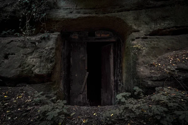 Φανταστικά Σπήλαια Θησαυροφυλάκια Και Κελάρια Βράχων Κοντά Στο Uberlingen Και — Φωτογραφία Αρχείου