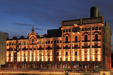 Eski medya Maltlama liman Dusseldorf