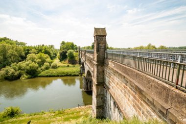 Kullanılmayan Dortmund-Ems Kanalı - Datteln Eski binmek Lippebridge
