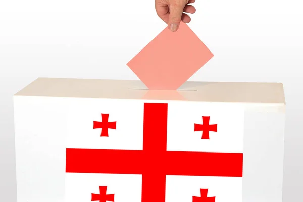 Vote Georgian Parliamentary Election — Stock Photo, Image