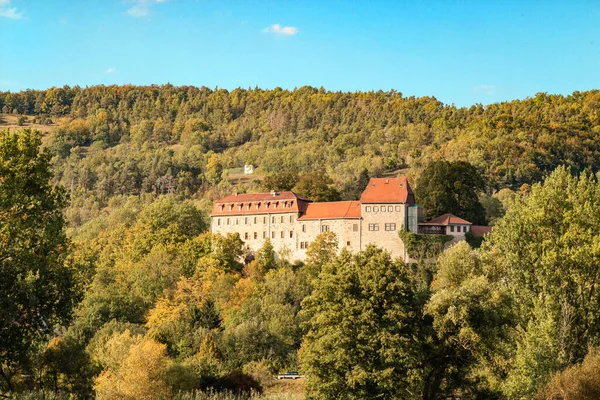 Castelo Castelo Creutzburg Sobre Werra Turíngia Alemanha — Fotografia de Stock