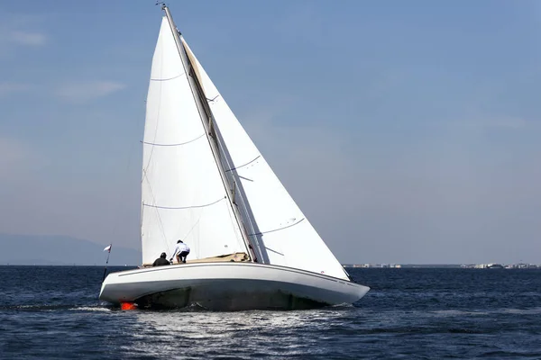 Izmir Turquía Septiembre 2017 Festival Del Golfo Izmir Hay Velero — Foto de Stock