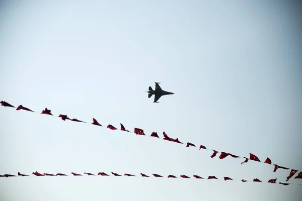 Izmir Turkey September 2018 Solo Turk Performs Air Show Izmir — Stock Photo, Image