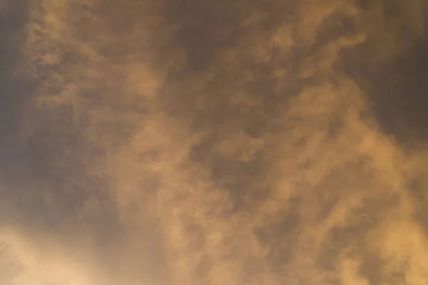 Nuvens Pôr Sol Com Cores Quentes — Fotografia de Stock
