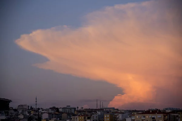 Interessante Vorm Stratocumulus Type Wolken — Stockfoto