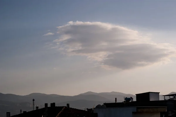 Altocumulus Tipo Cielo Nublado —  Fotos de Stock