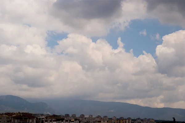 Ciel Nuageux Type Altocumulus — Photo