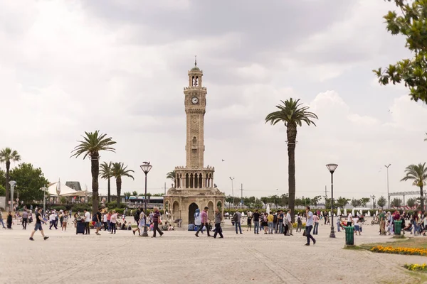 Izmir Turquie Mai 2018 Tour Horloge Izmir Par Une Journée — Photo