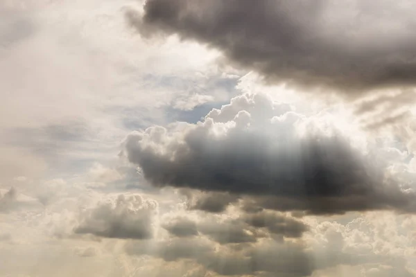 Cumulus Σύννεφα Τύπου Στον Ουρανό — Φωτογραφία Αρχείου