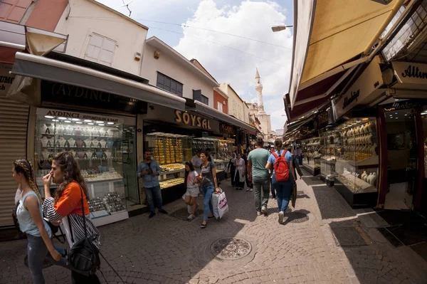 Izmir Turcja Maja 2018 Bazaru Kemeralti Strzelać Obiektyw Typu Rybie — Zdjęcie stockowe