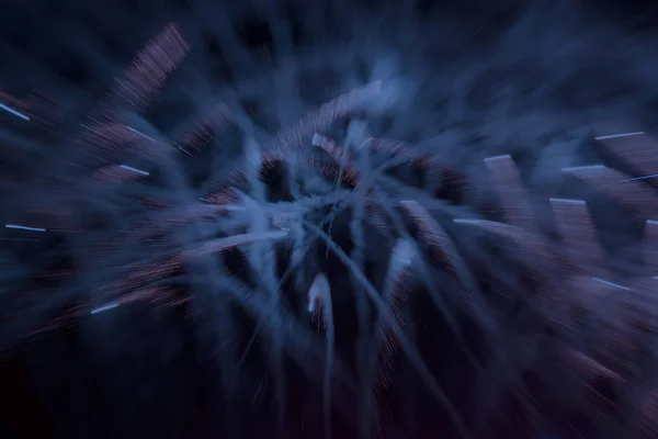 Buntes Feuerwerk Der Nacht — Stockfoto