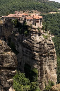 Meteora manastır bölgesi Kalambaka Köyü Yunanistan.