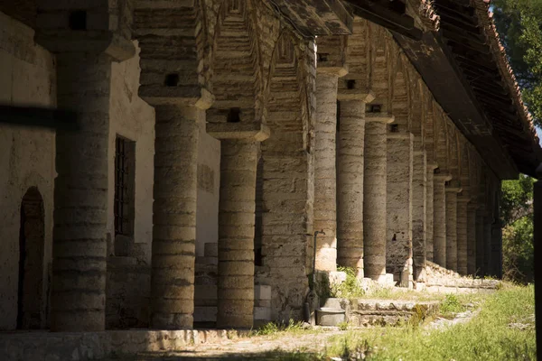 Columns Museum Epirus Yanya Greece — Stock Photo, Image