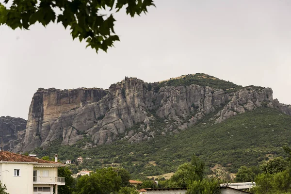 Região Meteora Aldeia Kalambaka Grécia — Fotografia de Stock