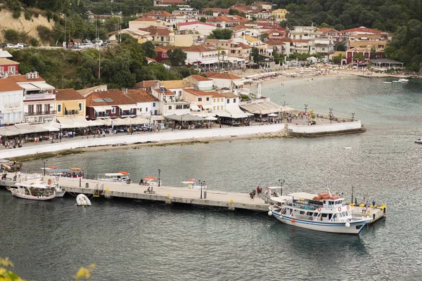 Parga Grecia Junio 2018 Vista Superior Parga Grecia Desde Lado — Foto de Stock