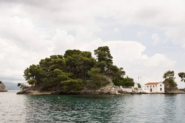 Parga Grécia Junho 2018 Igreja Ortodoca Ilha Parga Grécia — Fotografia de Stock