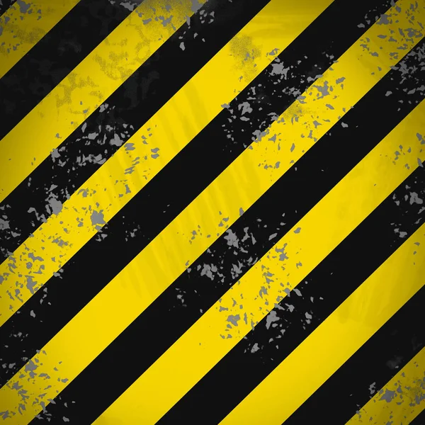 Listras Diagonais Amarelas Pretas Textura Fundo Grunhida Deformada — Fotografia de Stock