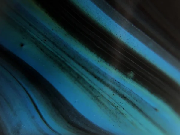 青と黒のストリップ色の抽象的な塗料の背景テクスチャ — ストック写真