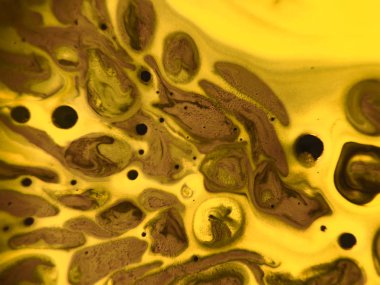 Altın renkli soyut boya arka plan doku